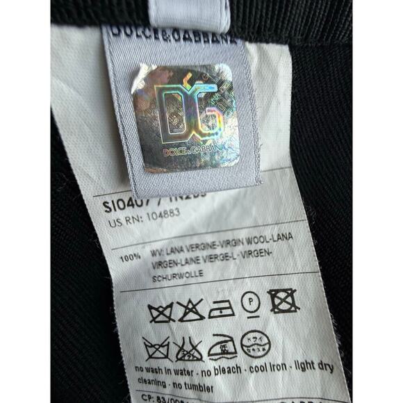 Dolce & Gabbana Women’s Black Virgin Wool Pleated Midi Skirt Sz 38(US 2-4)Italy - Picture 12 of 15